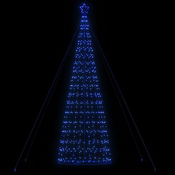 vidaXL Sapin de No&euml;l &agrave; LED 1534 LED bleu 500 cm
