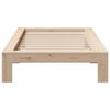 vidaXL Cadre de lit sans matelas 100x200 cm bois massif de pin