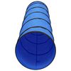 vidaXL Tunnel pour chien bleu Ø 40x200 cm polyester