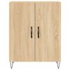 vidaXL Buffet haut Ch&ecirc;ne sonoma 69,5x34x180 cm Bois d'ing&eacute;nierie
