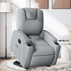 vidaXL Fauteuil inclinable Gris clair Tissu