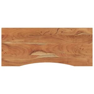 vidaXL Dessus de bureau 110x50x2,5 cm rectangulaire bois massif acacia