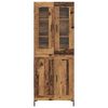 vidaXL Haut Armoire 2 pcs Bois ancien Bois d'ing&eacute;nierie