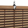 vidaXL Store enrouleur avec des rideaux Marron 60 x 220 cm Bambou