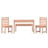 vidaXL Ensemble &agrave; manger de jardin 4 pcs bois massif Douglas