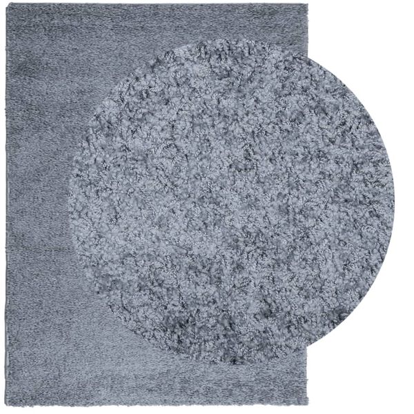 vidaXL Tapis shaggy PAMPLONA poils longs moderne bleu 300x400 cm