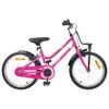 vidaXL V&eacute;lo pour Enfants 18 Pouces pour les 5-7 ans Rose et Noir