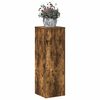 vidaXL Support pour plantes ch&ecirc;ne fum&eacute; 33x33x100 cm bois d'ing&eacute;nierie