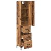 vidaXL Haut Armoire Bois Ancien 69,5 x 34 x 180 cm Bois d'ing&eacute;nierie