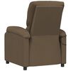 vidaXL Fauteuil de massage Marron Tissu