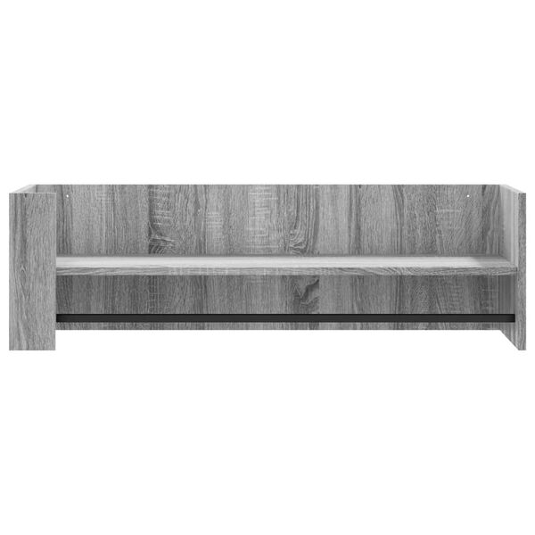 vidaXL &Eacute;tag&egrave;re murale sonoma gris 100x35x30,5 cm bois ing&eacute;nierie