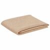 vidaXL Tissu de Table Rond Beige &Oslash; 160 cm