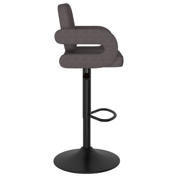 vidaXL Tabourets de bar lot de 2 taupe tissu
