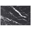vidaXL Dessus de table noir 100x62 cm 8 mm verre tremp&eacute; design marbre