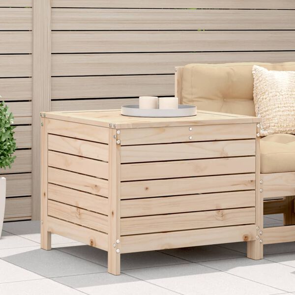 vidaXL Repose-pied de jardin 62x63,5x53,5 cm bois de pin massif