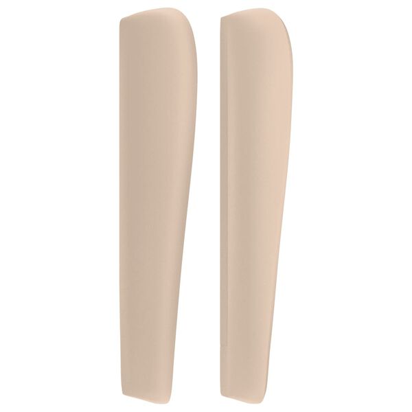 vidaXL T&ecirc;te de lit avec oreilles Cappuccino 163x23x118/128 cm