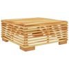 vidaXL Salon de jardin 5 pcs avec coussins Bois de teck solide
