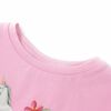 T-shirt enfants &agrave; manches courtes rose vif 104
