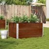 vidaXL Jardini&egrave;re marron 120x80 cm bois massif de pin
