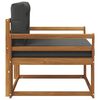 vidaXL Sofa de milieu ext&eacute;rieur Bois d'Acacia Massif Naturel