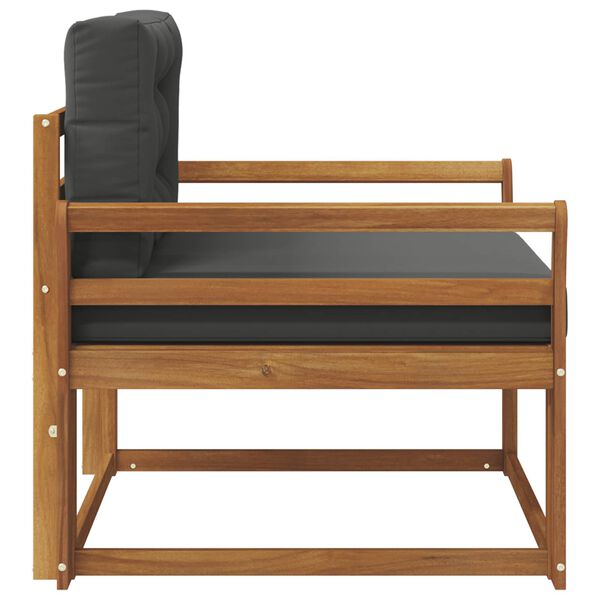 vidaXL Sofa de milieu ext&eacute;rieur Bois d'Acacia Massif Naturel