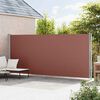 vidaXL Auvent lat&eacute;ral r&eacute;tractable de patio 200x600 cm Marron
