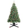 vidaXL Support de sapin de No&euml;l noir 61x61x15,5 cm