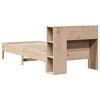 vidaXL Lit biblioth&egrave;que sans matelas 75x190 cm bois de pin massif