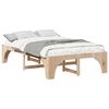 vidaXL Cadre de lit Marron 120 x 200 cm Pin massif
