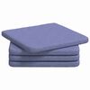 vidaXL Coussins de si&egrave;ge 4 pc tissu Bleu denim 40 x 40 x 3 cm