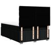 vidaXL Sommier &agrave; lattes de lit avec matelas Noir 140x200 cm Tissu
