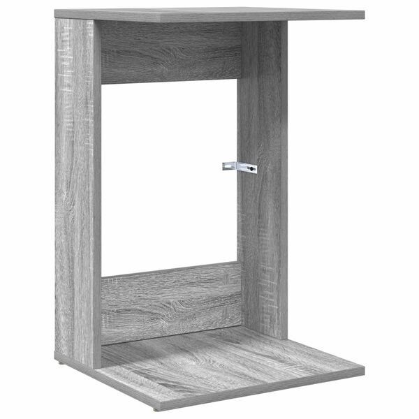 vidaXL Table d'appoint Gris Sonoma 40 x 38 x 62,5 cm Bois d'ing&eacute;nierie