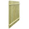 vidaXL Cl&ocirc;ture de jardin Bois de pin impr&eacute;gn&eacute; 170 x 125 cm