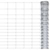 vidaXL Cl&ocirc;ture de jardin Acier galvanis&eacute; 50x1,5 m Argent&eacute;