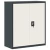 vidaXL Classeur anthracite et blanc 90x40x105 cm acier