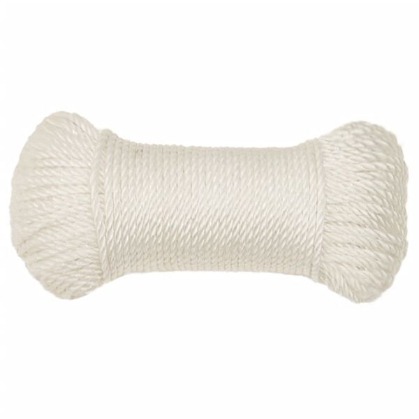 vidaXL Corde de travail Blanc 3 mm 25 m polypropylène