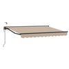 vidaXL Auvent r&eacute;tractable &eacute;lectrique Beige 3,5 x 2,5 m