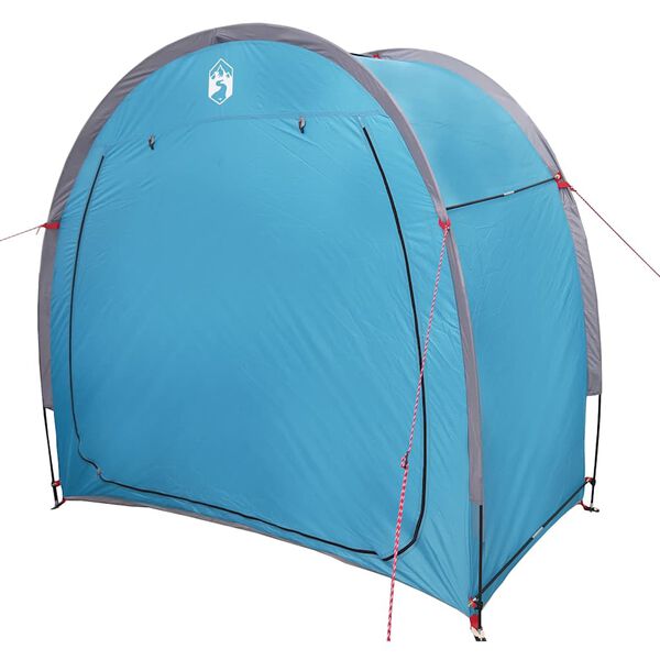 vidaXL Tente de rangement pour v&eacute;los avec toit Bleu 210 x 90 x 174 cm