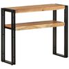 vidaXL Table console 90x30x75 cm Bois d'acacia massif
