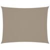 vidaXL Voile de parasol tissu oxford rectangulaire 6x8 m taupe