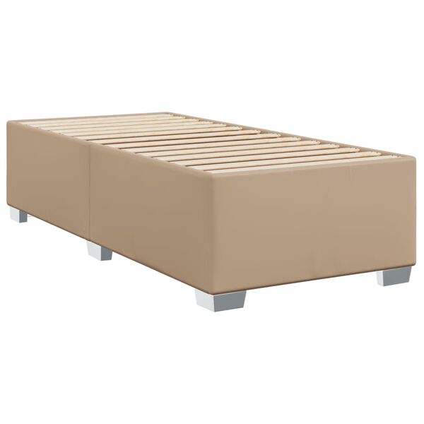 vidaXL Cadre de lit sans matelas cappuccino 80x200 cm similicuir