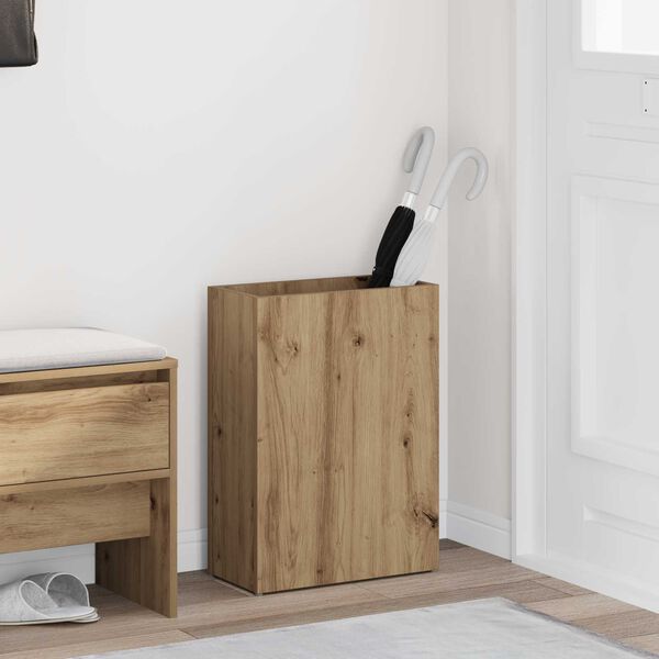 vidaXL Porte-parapluie avec stockage Ch&ecirc;ne artisanal 40 x 20 x 55,5 cm