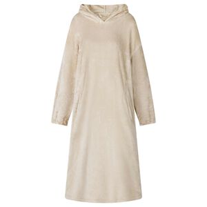 vidaXL Sweat &agrave; capuche couverture Beige S Flanelle