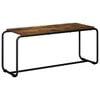 vidaXL Meuble TV 98 x 35,5 x 42 cm Ch&ecirc;ne fum&eacute; Bois d'ing&eacute;nierie