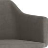 vidaXL Chaises pivotantes &agrave; manger lot de 4 Gris fonc&eacute; Velours