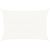 vidaXL Voile d'ombrage 160 g/m&sup2; Blanc 3x5 m PEHD