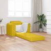 vidaXL Canap&eacute;-Lit Jaune 98 x 71 x 83 cm Velours