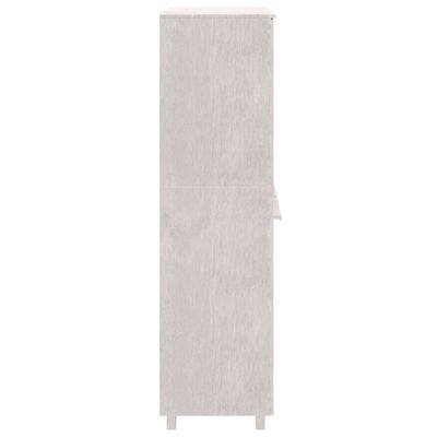 vidaXL Garde-robe HAMAR Blanc 89x50x180 cm Bois massif de pin