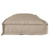 vidaXL Coussin Taupe 110 x 40 x 8 cm Tissu Oxford