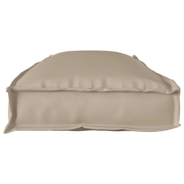vidaXL Coussin Taupe 110 x 40 x 8 cm Tissu Oxford